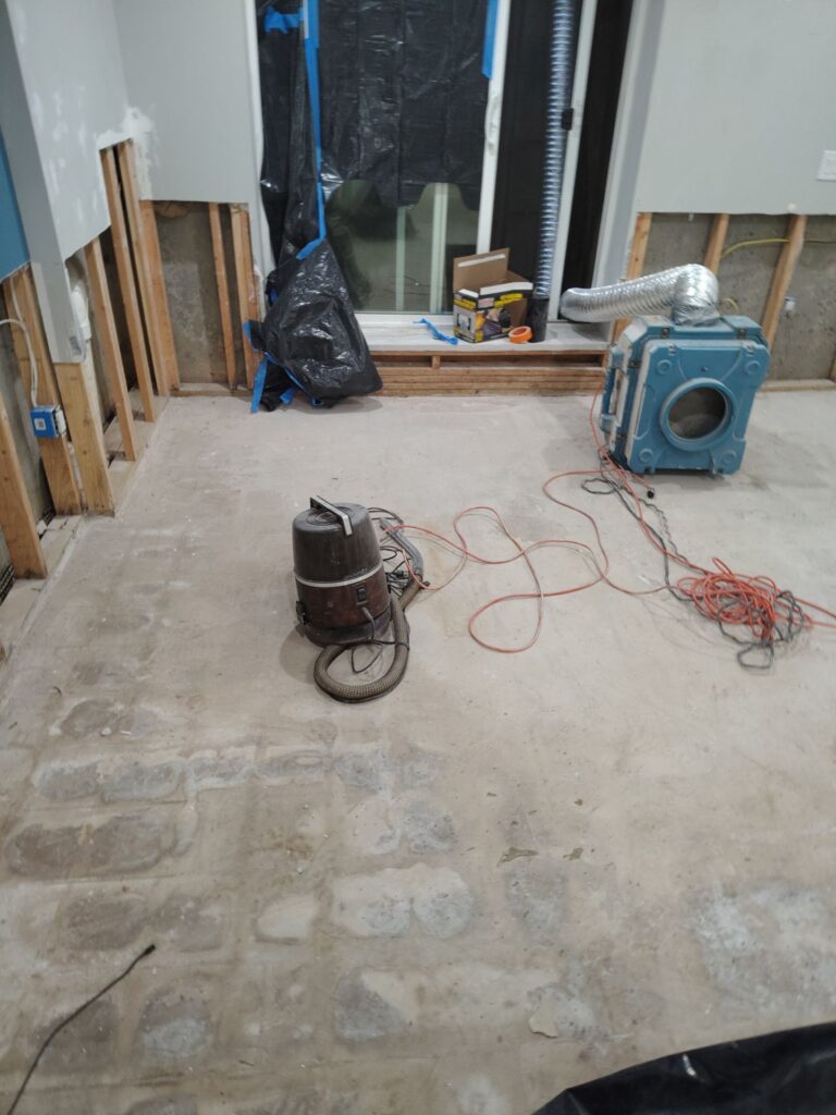 Basement Mold Remediation Situation 3