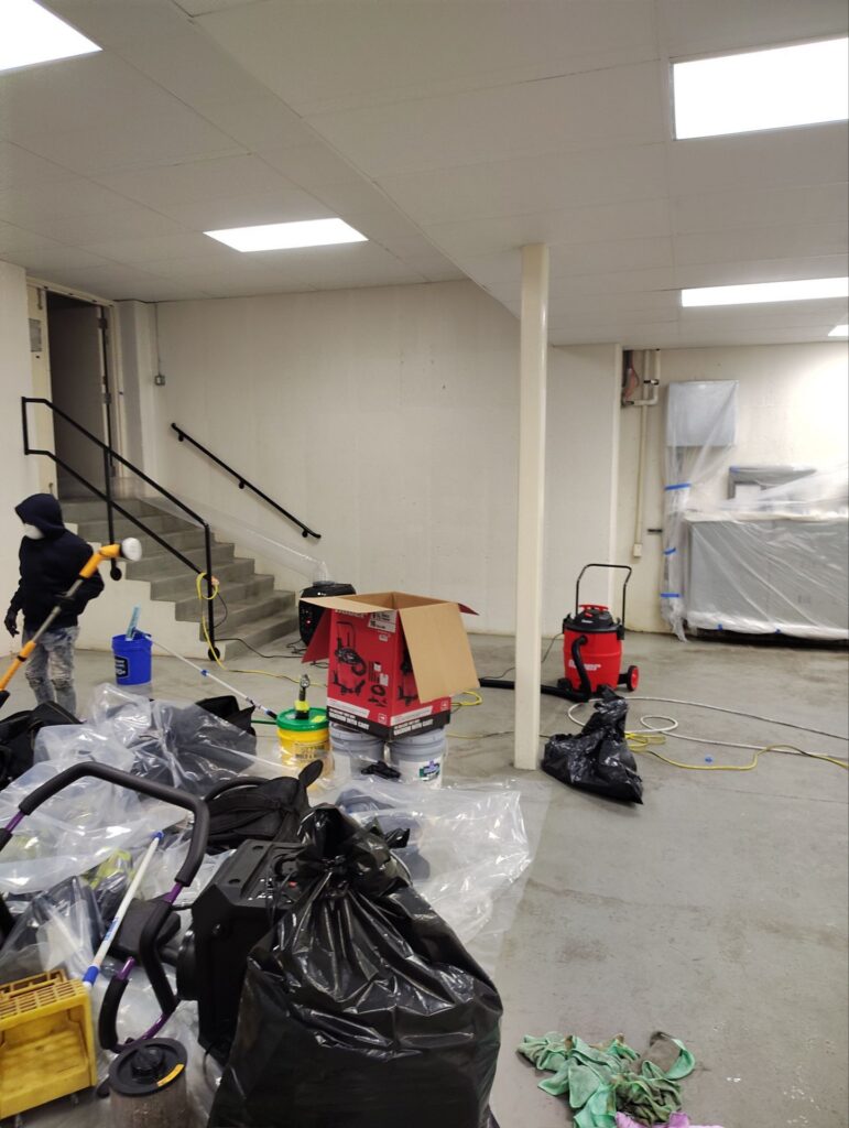 Commercial Basement Remediation Situation 2