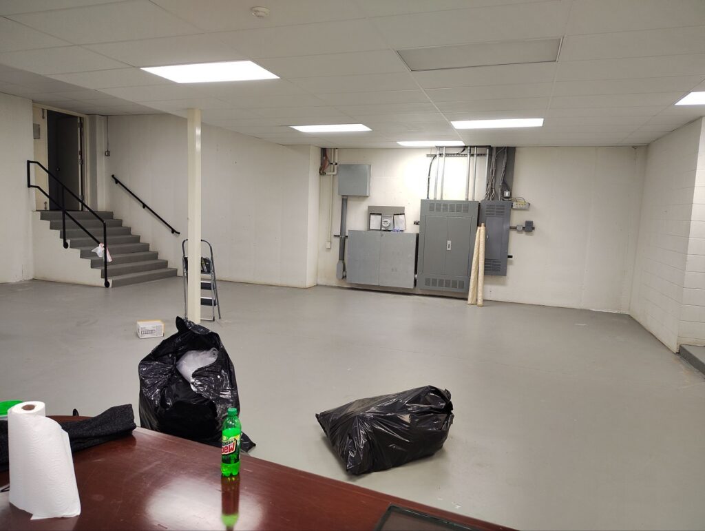 Commercial Basement Remediation result 1